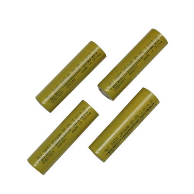 Daya Tinggi 2200mah 18650 Baterai Baterai Lithium Ion 3,6 Volt 500 Siklus