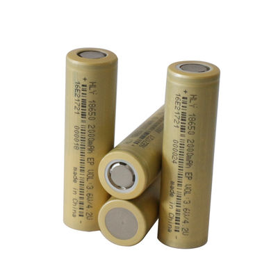 Sel Baterai Lithium Ion Silinder Daya Seluler Senter Terang 18650 2000mAh