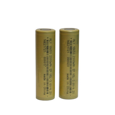 3,6 Volt 2000mAh Baterai Lithium Ion 18650 Isi Ulang Untuk Skuter Listrik