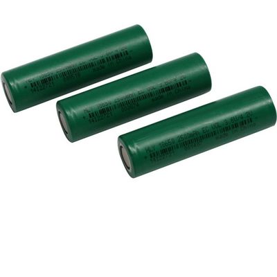 NCM Silinder 3.7V 2500Mah 18650 Sel Baterai Lithium Ion Untuk Kendaraan Listrik