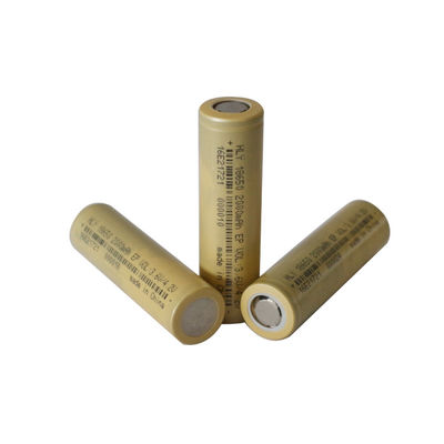 Tingkat Tinggi 3.6 V Lithium 500 Siklus 2000mah 18650 Sel Baterai Untuk Alat Listrik