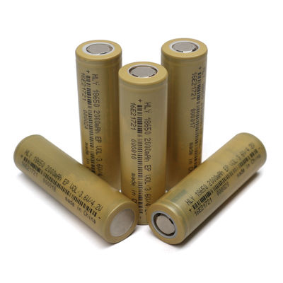 2000mah 18650 Sel Baterai Lithium Ion Isi Ulang 500 Kali Tingkat Tinggi