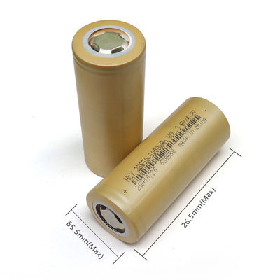 Baterai Lithium Ion CE NCM 5000mAh 26650 Baterai Lithium Ion Kepadatan Daya Tinggi