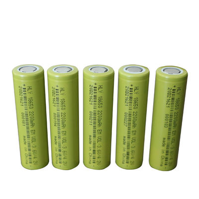 Baterai HLY Rechargeable Cylindrical 2200mah 18650 Untuk Sepeda Listrik
