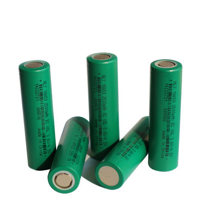 Kemampuan Tingkat Tinggi 3.6v NCM Baterai Lithium Ion 2500mah Untuk Sepeda Listrik