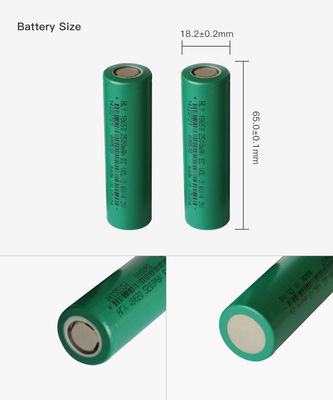 3.6V 2500mah solar charging 18650 sel Baterai Isi Ulang AAA Kapasitas Tinggi