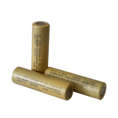 Daya Seluler 2000mah 18650 Baterai Isi Ulang UN38.3 Untuk Senter Terang