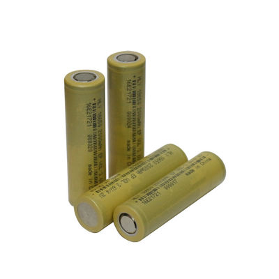Daya Seluler 2000mah 18650 Baterai Isi Ulang UN38.3 Untuk Senter Terang