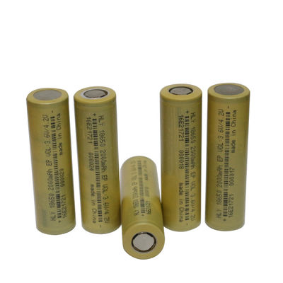 500 Kali Daya Tinggi Isi Ulang 2000mah 18650 Sel Baterai Untuk Elektronik Konsumen