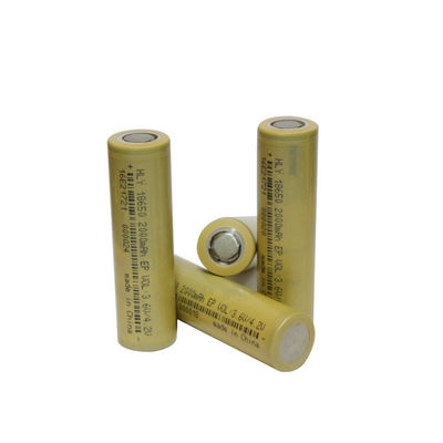 Penyimpanan Energi Li Ion 2000mah 18650 Baterai Isi Ulang KC CE BIS