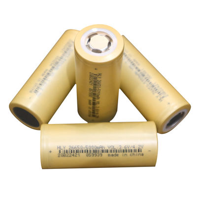 Polymer Lithium Rechargeable Li Ion Battery Cell 5000mAh 26650 3.6v