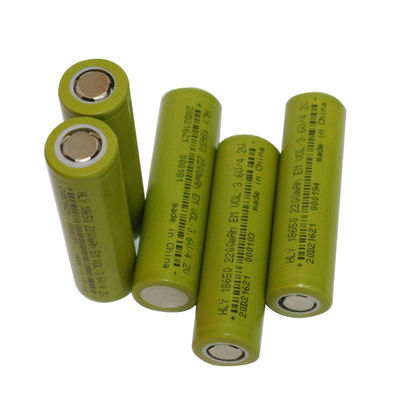 Baterai Lithium Isi Ulang 18650, Sel Baterai Lithium Ion 3.6v 2200mah