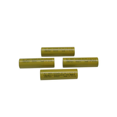 Daya Tinggi 2200mah 18650 Baterai Baterai Lithium Ion 3,6 Volt 500 Siklus