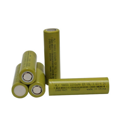 Isi ulang 3.6 V Li Ion 2200mah 18650 Baterai Keamanan tinggi OEM ODM