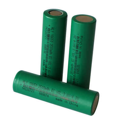 3.6v 2500mah Sel Baterai Li Ion Isi Ulang 18650 Untuk Kendaraan Listrik