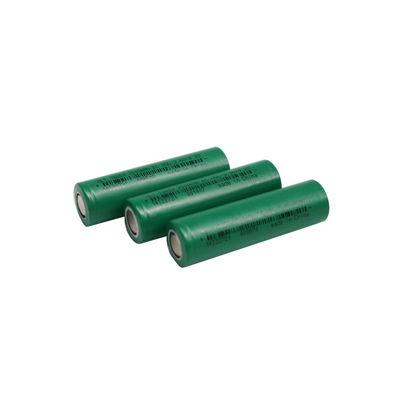 Dapat didaur ulang 3,6 Volt 2500mah 18650 Baterai Isi Ulang Kepadatan Energi Tinggi