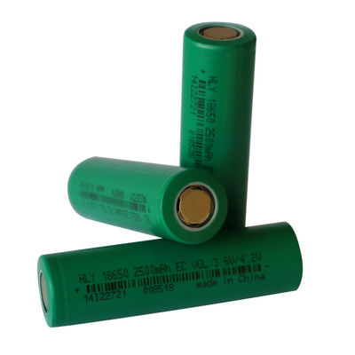 BIS Disetujui Baterai Lithium Ion 18650 2500MAh EC Untuk Sepeda Elektronik
