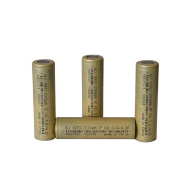 Sel Baterai Lithium Ion Silinder Daya Seluler Senter Terang 18650 2000mAh