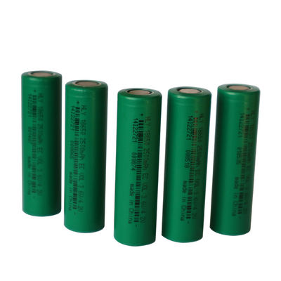 3.6V 2500mah Li Ion 18650 Baterai Sel Silinder 500 Kali Umur Siklus Panjang