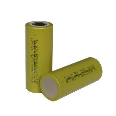 4000mAh 26650 Baterai Isi Ulang 3,2 Volt Kapasitas Tinggi Untuk Lampu Tenaga Surya