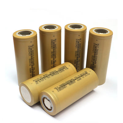 OEM ODM 5000mAh Silinder Sel Baterai Lithium Ion Kepadatan Daya Tinggi 26650