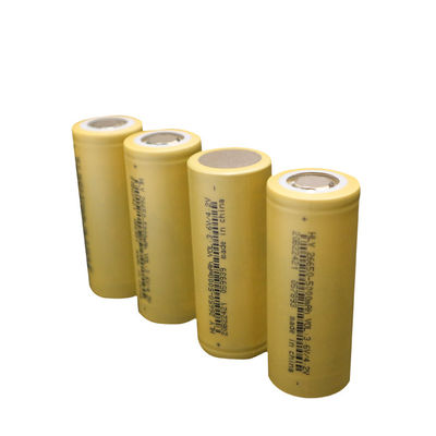 Siklus Hidup Panjang 26650 Sel Baterai Silinder Lithium 3.6V 5000mAh Isi Ulang
