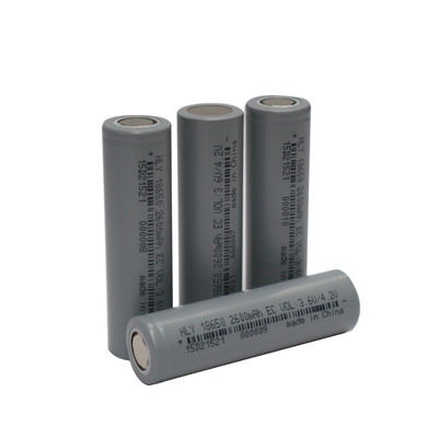Daya Tinggi Silinder Li Ion 2600mah 18650 Baterai Isi Ulang