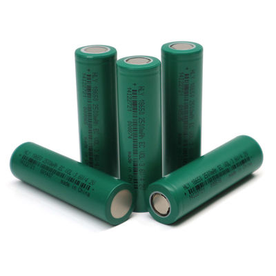 HLY 18650 OEM Cylindrical Battery Cells 3.6V 2500mah Untuk Kendaraan Listrik