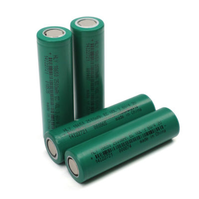 HLY 18650 OEM Cylindrical Battery Cells 3.6V 2500mah Untuk Kendaraan Listrik