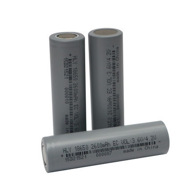 BIS 3.6 Volt Lithium Ion 2600mah 18650 Sel Baterai Tingkat Tinggi