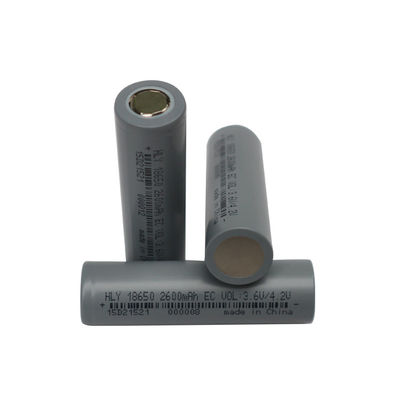 BIS 3.6 Volt Lithium Ion 2600mah 18650 Sel Baterai Tingkat Tinggi
