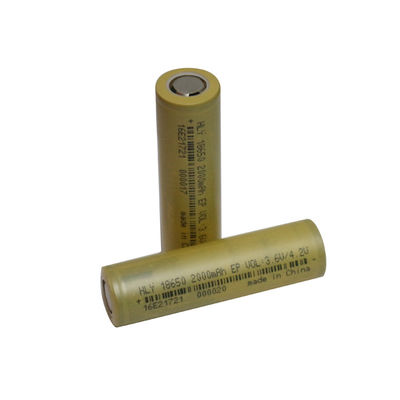 3.6V 2000mAh 18650 Li Ion Rechargeable Solar Battery Cell Untuk Elektronik Konsumen