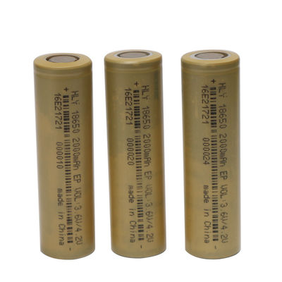 Tingkat Tinggi 3.6V 2000mAh 18650 penggantian Baterai Isi Ulang Untuk Lampu Tenaga Surya