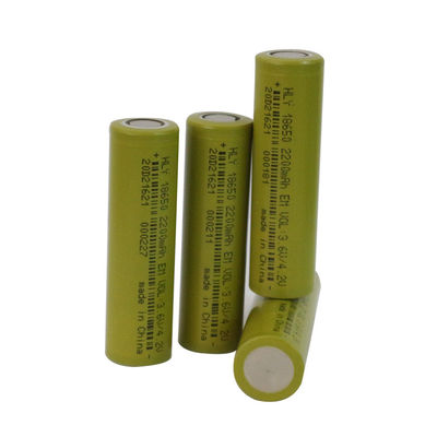 FCC Solar 18650 2200MAh Baterai Isi Ulang Lithium Ion Untuk Lampu Taman