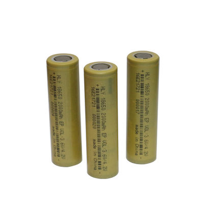 3,6 Volt 2000mAh Baterai Lithium Ion 18650 Isi Ulang Untuk Skuter Listrik